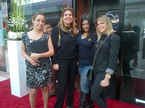 With gal pals at HUBLOT Abu Dhabi