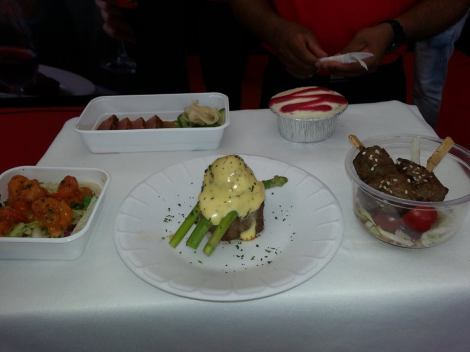 Food samples at Taste of Dubai 